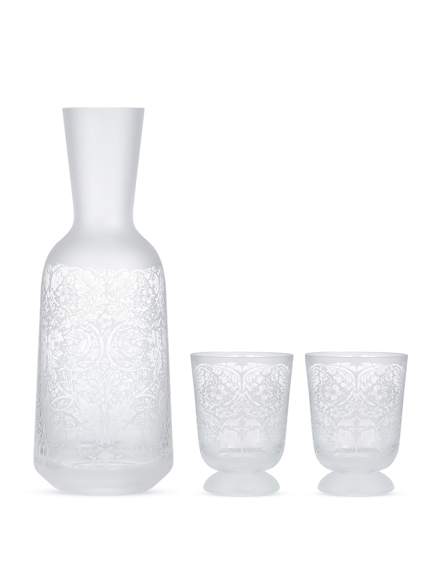 Crystal BRITISH LIBRARY X MU16-Crystal Glass Water Jug Set-3pcs